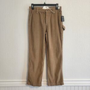 Regeneration Women's Size 5/27 Brown Corduroy High Rise‎ Straight Leg Pants NWT
